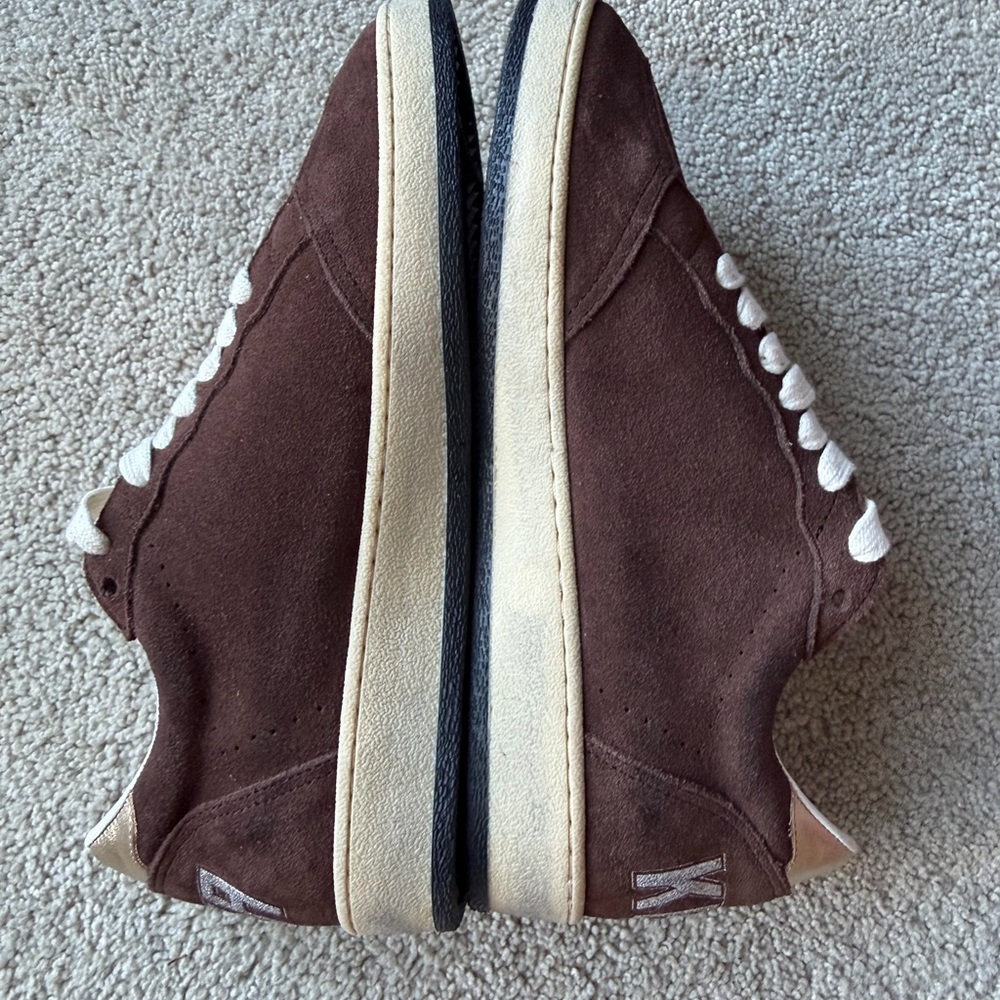 Golden Goose ball star  Brown Suede Sneakers sz 37 - Picture 6 of 9